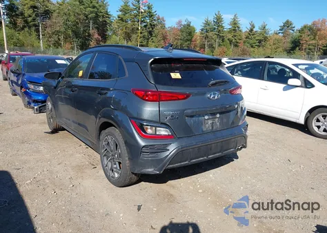 2022 Hyundai Kona N Line из США, поврежденный, VIN KM8K3CA3XNU862437